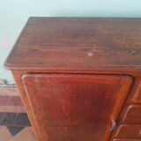 Vintage oak bottom mado sideboard