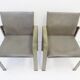 Lot de 2 fauteuils en cuir Matteo Grassi Golfo Dei Poeti