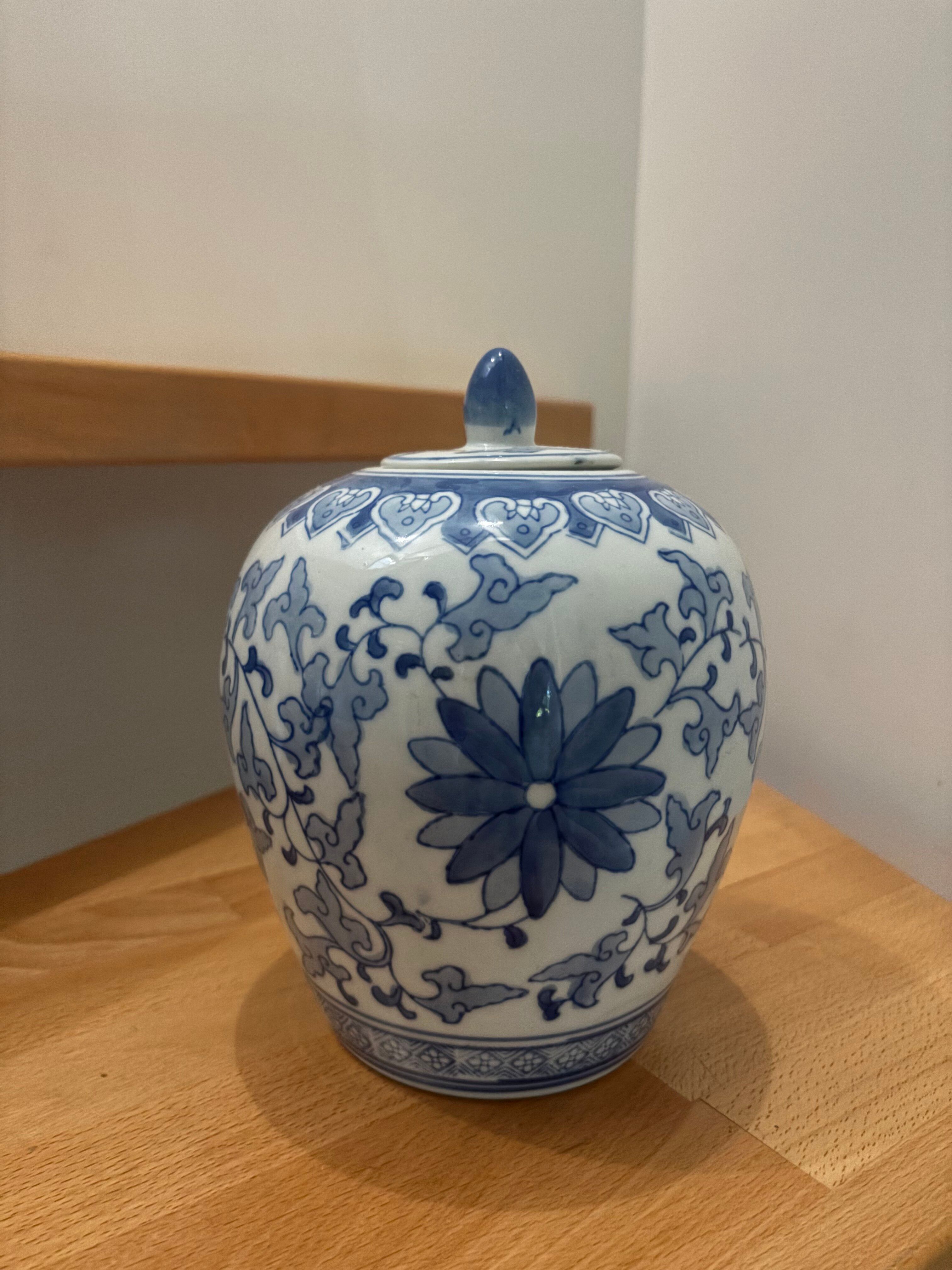 Porcelain vase inspired by Asia