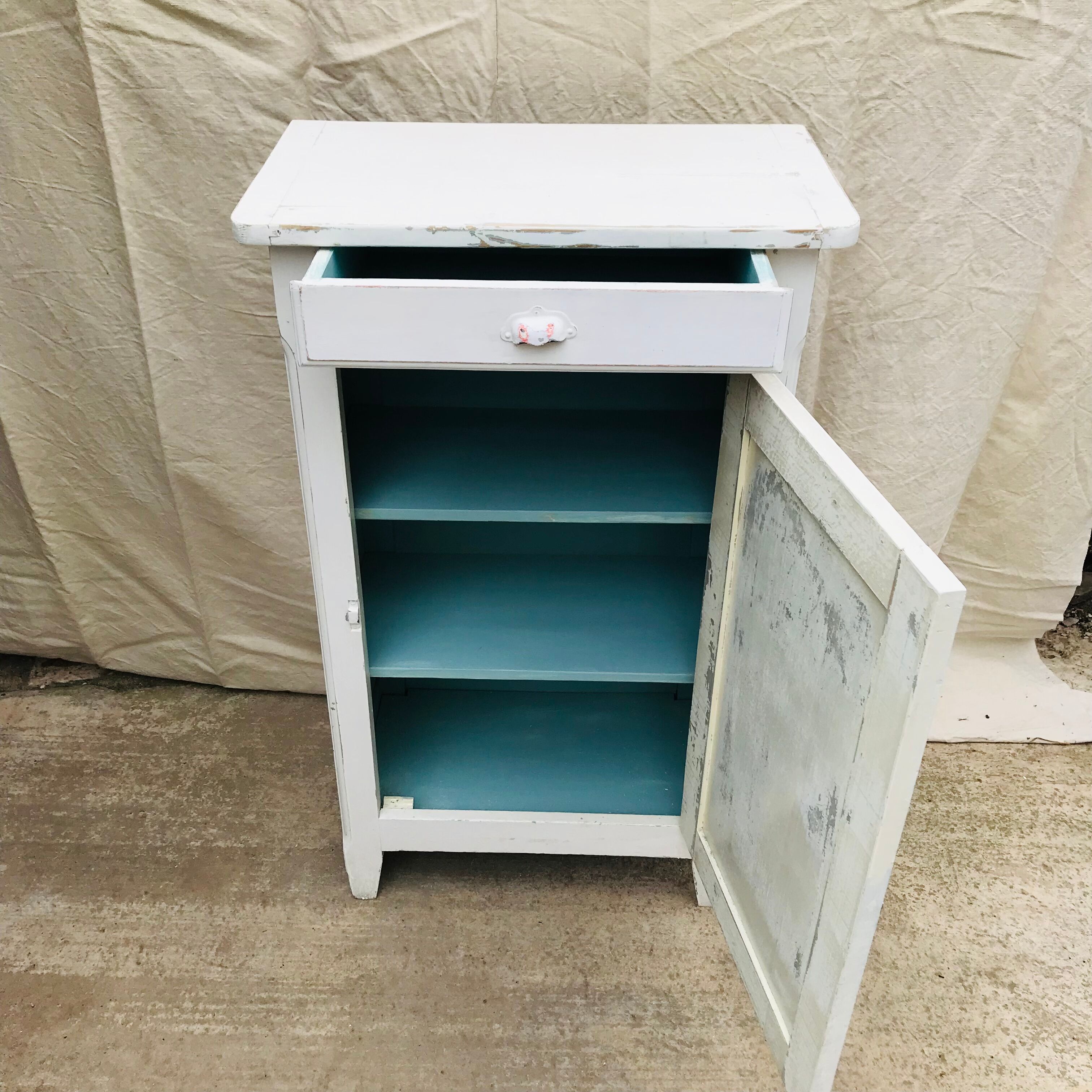 Vintage White Parisian Buffet