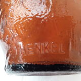 Henkel orange-brown glass vase
