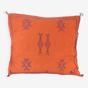 Coussin berbère orange Sabra