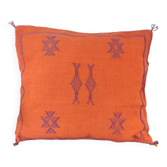 Coussin berbère orange Sabra