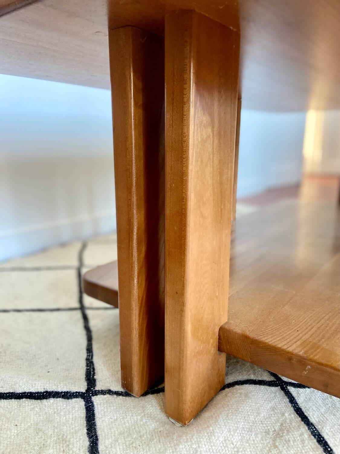 Vintage solid elm table