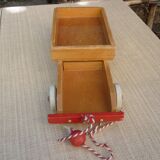 Toy to shoot, wooden truck