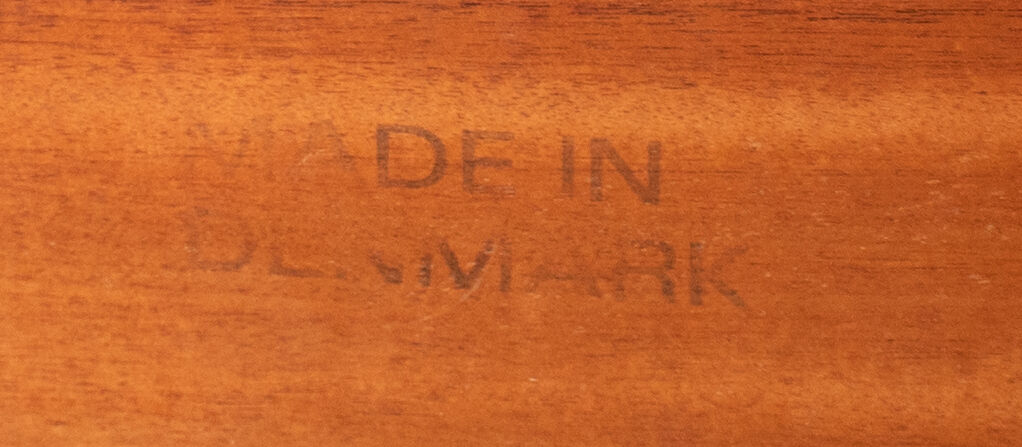 Restored Mid Century Danish Rosewood Sideboard Lamp Table Chest On Hairpin Legs