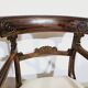 A pair of exclusive Biedermeier study armchairs, 19th century