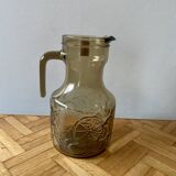 Vintage lemonade service in smoked glass - vemam - made in italy