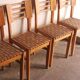 set of 4 chairs, vintage design