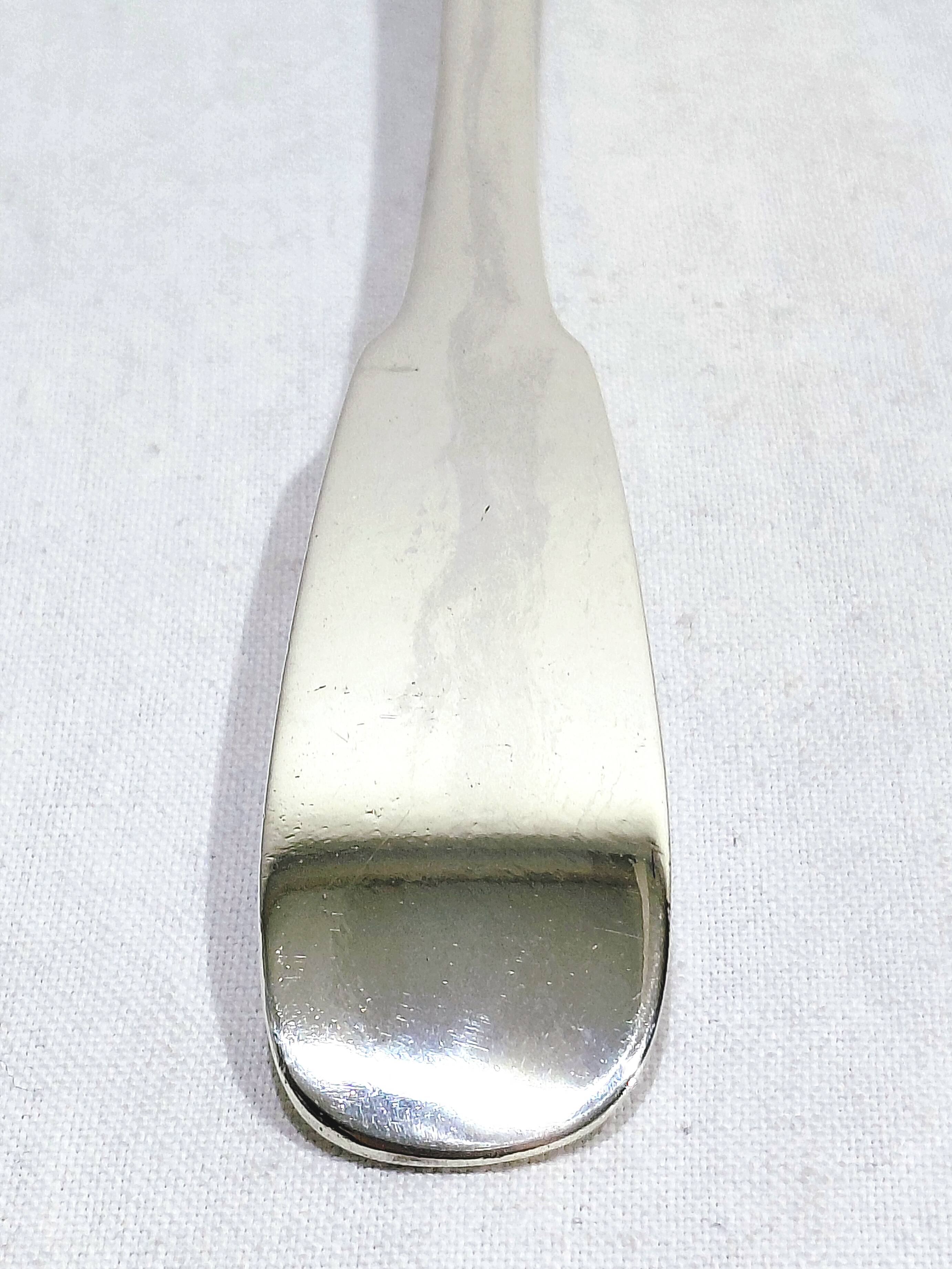 Silver stew spoon Vieillard
