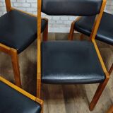 Set of 5 vintage chairs 1970