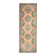 1970s Vintage Turkish Hand-Knotted Wool Cotton Orange Area Rug 138x394