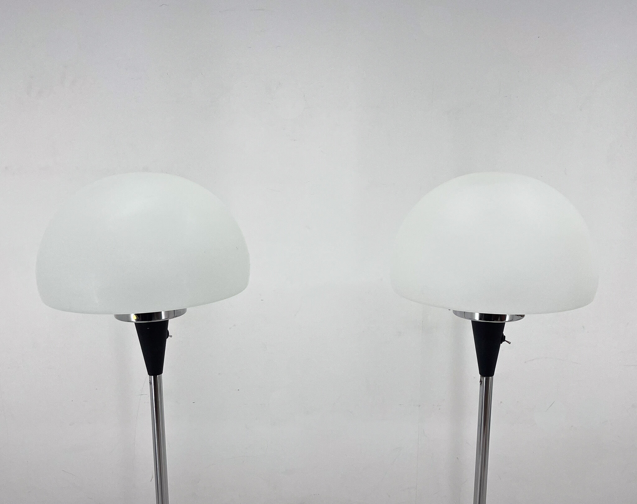 Pair of Two Floor Lamps by Jaroslav Bejvl for Lidokov, 1960s