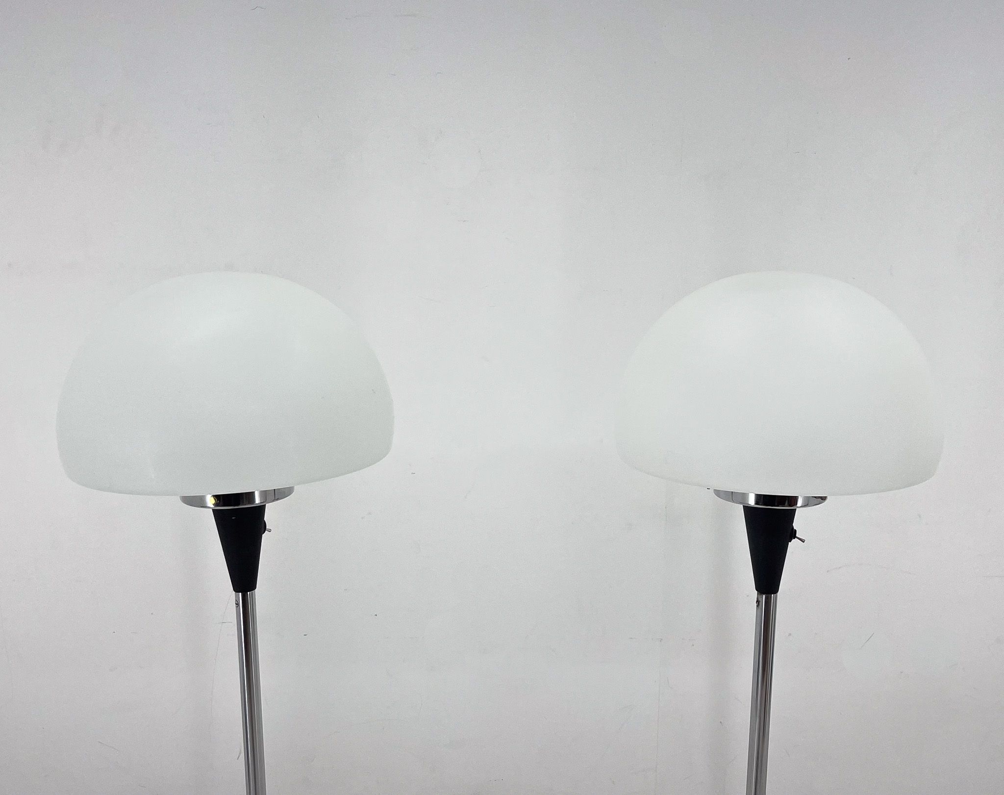 Pair of Two Floor Lamps by Jaroslav Bejvl for Lidokov, 1960s