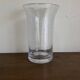 1970 XXXL vase in solid bubbled glass H33cm