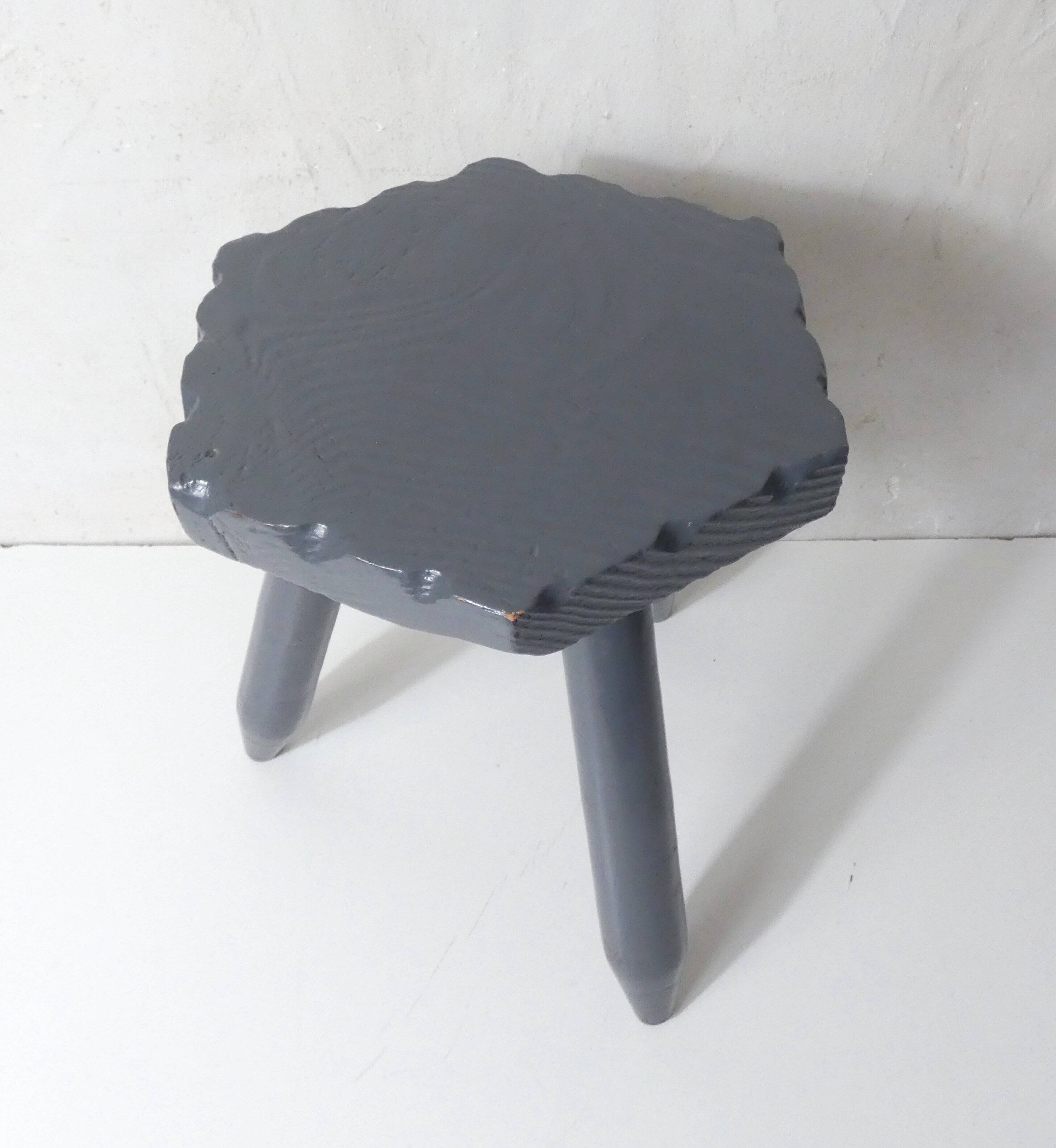 solid oak stool