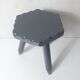 solid oak stool