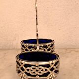 Saleron double Christofle en métal argenté