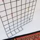 Fichtel string cabinet in retro vintage style from the 60s-70s.