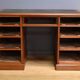 Victorian Mahogany Pedestal Desk, England – Late 19th Century