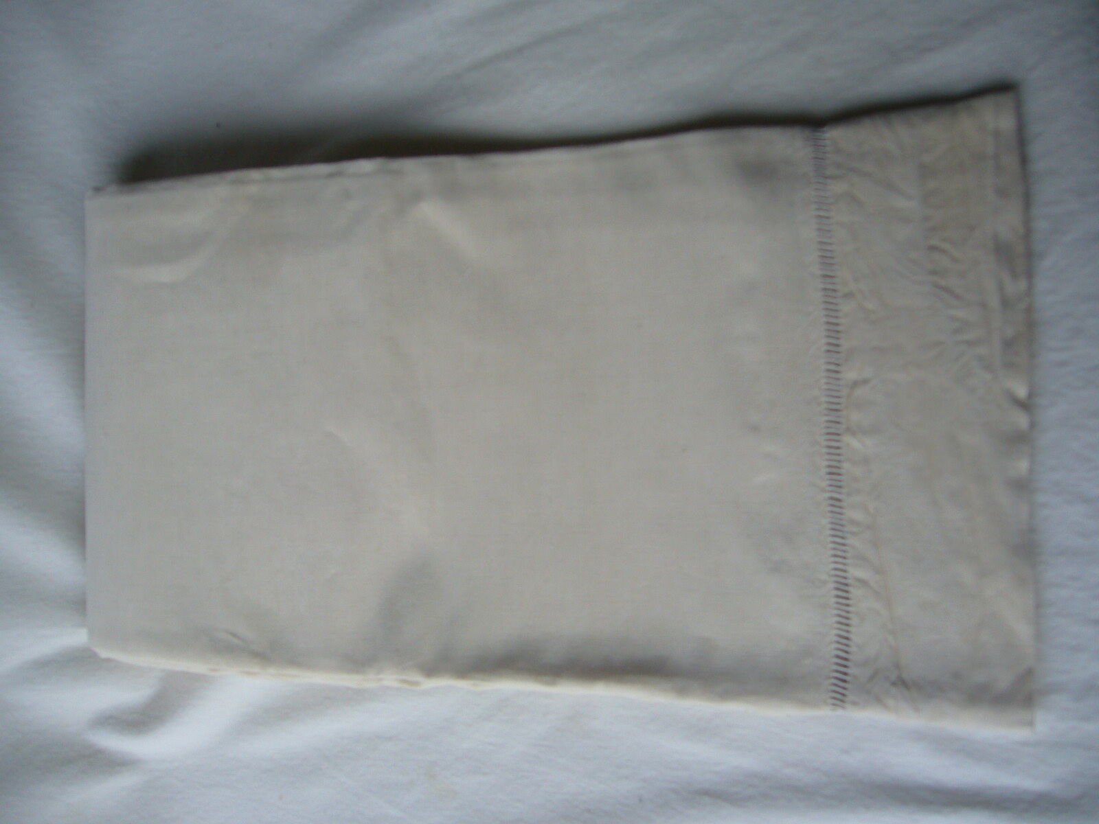 Old embroidered linen sheets