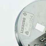 Large Mid-Century Amber Bubble Glass Ceiling Light by Helena Tynell for Limburg, Germany, 1960s