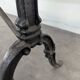 Bistro table with marble top