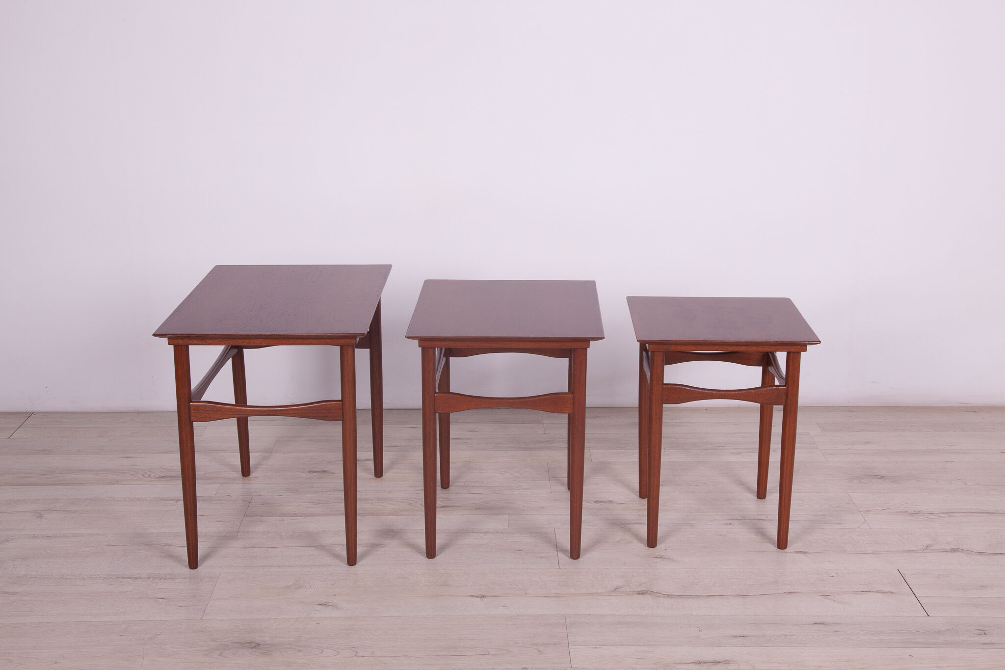 Danish nesting tables by Poul Hundevad for Fabian, 1960s, Set of 3