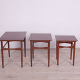 Pull out tables by Poul Hundevad for Fabian, 1960