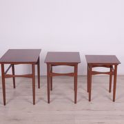 Danish nesting tables by Poul Hundevad for Fabian, 1960s, Set of 3
