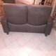 Canapé 2 places Stressless assise ultra confort, cuir Noblesse-Brown, canapé de grande qualité.