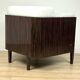 Fauteuil Art Déco "New York" – Placage en ébène de Macassar