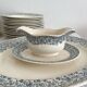 "Renaissance" ironstone dinnerware set from Creil and Montereau - 30 pieces