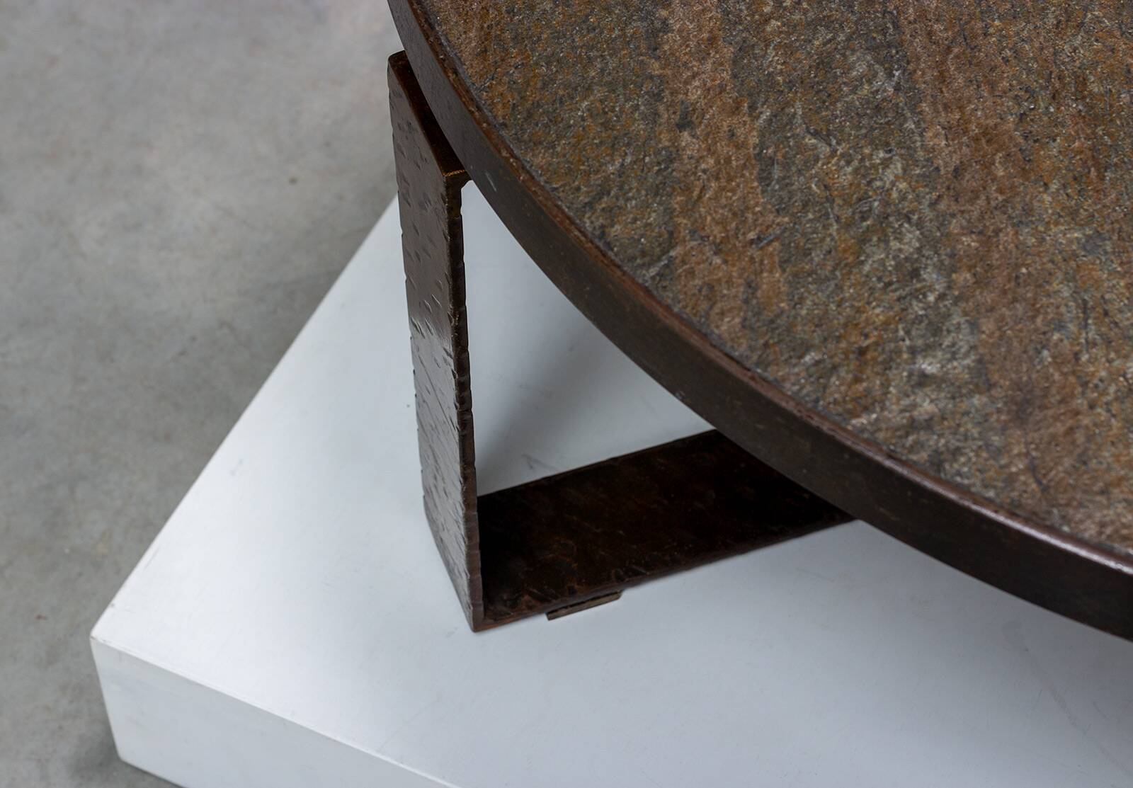 Paul Kingma Modernist Stone and Mosaic Coffee Table 1970s