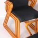 Suite de 8 chaises bois et tissu