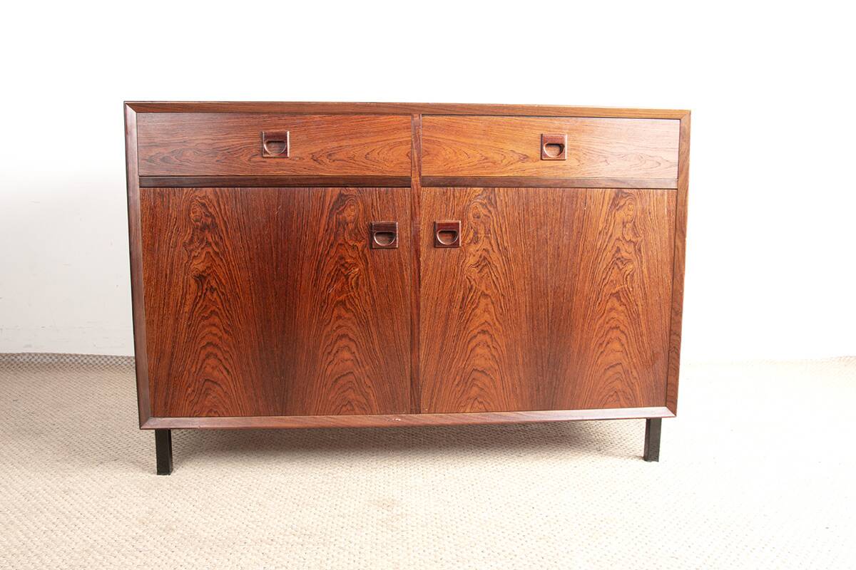Buffet or small Scandinavian sideboard in rosewood by Erik Brouer 1960.
