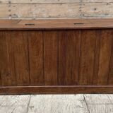 bench - teak safe from Burma