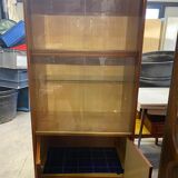 Vintage wooden showcase furniture
