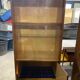 Vintage wooden showcase furniture