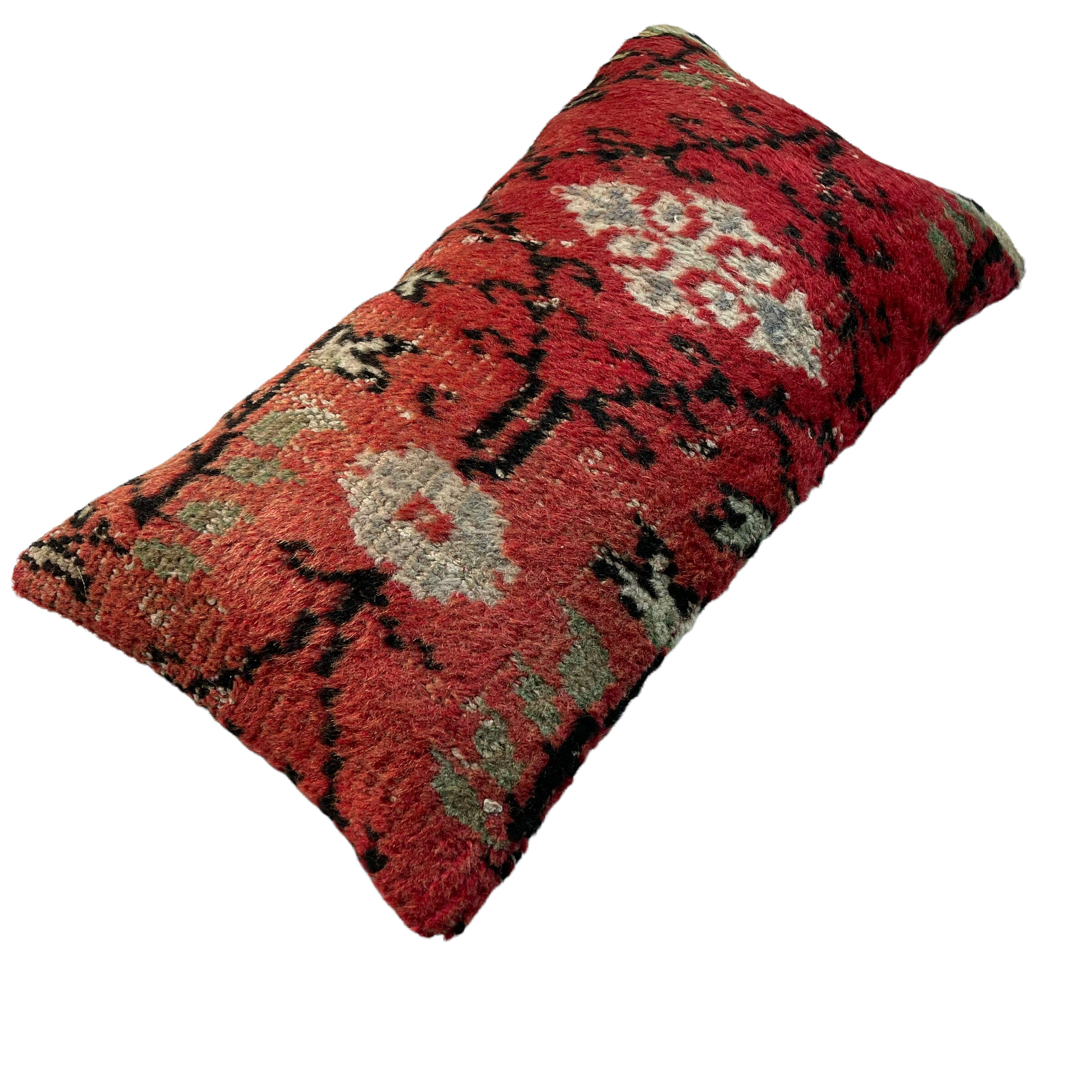 Vintage turkish handmade cushion cover, 30 x 60 cm
