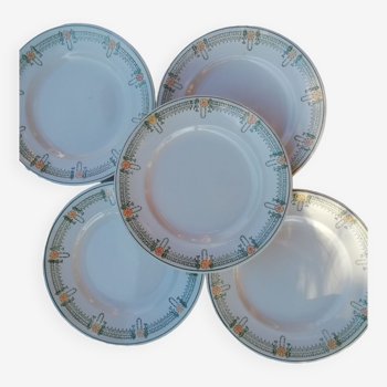 Set of Longwy plates
