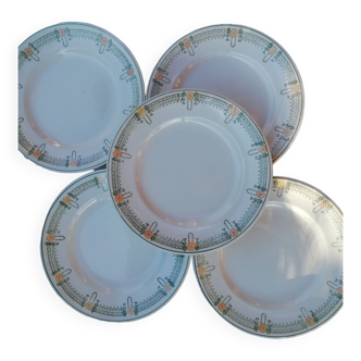 Set of Longwy plates