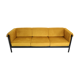 Mid-Century Modern Sofa in Yellow Velvet by Johannes Andersen, 1960s, Denmark