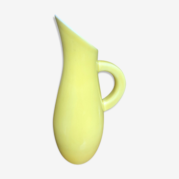 Yellow vintage pitcher