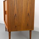 Danish Teak Sideboard with Tambour Doors from Dyrlund, 1970s