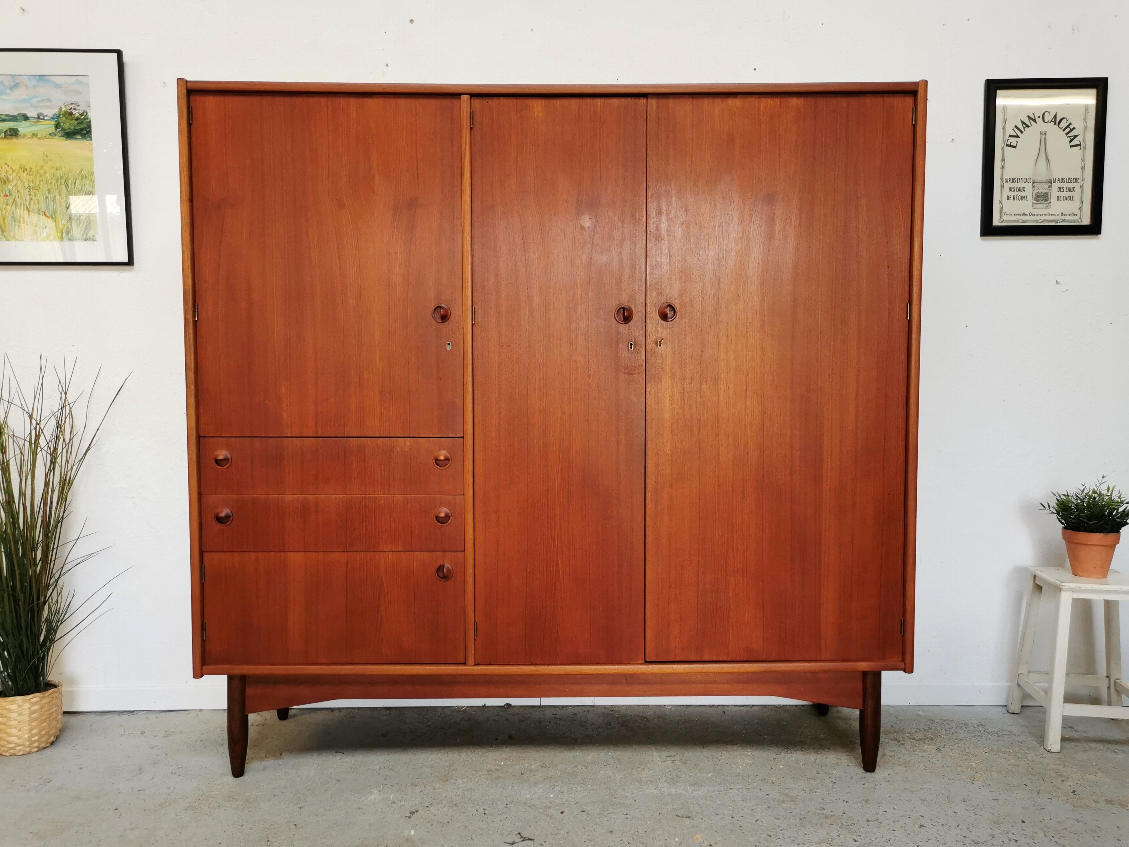 Teak cabinet design Tricoire & Vecchione