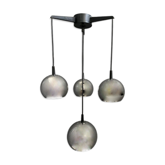 Chrome pendant lamp 1960s