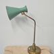 Mid-Century table lamp with a conical metal shade, attributed to Stilnovo.