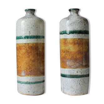 Pair of vintage 'St Clement Triaxes' vases