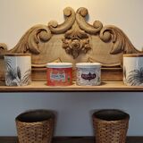 Old wall shelf carved in walnut